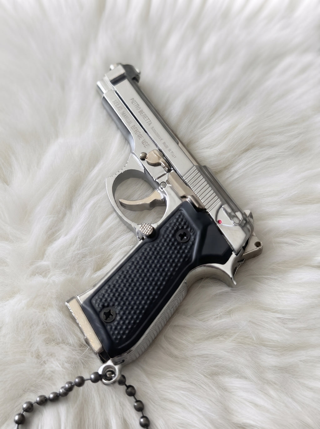 Hidden Mini Vault Pistol Model Keychain