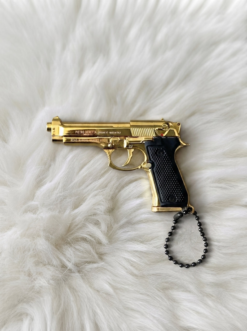 Hidden Mini Vault Pistol Model Keychain