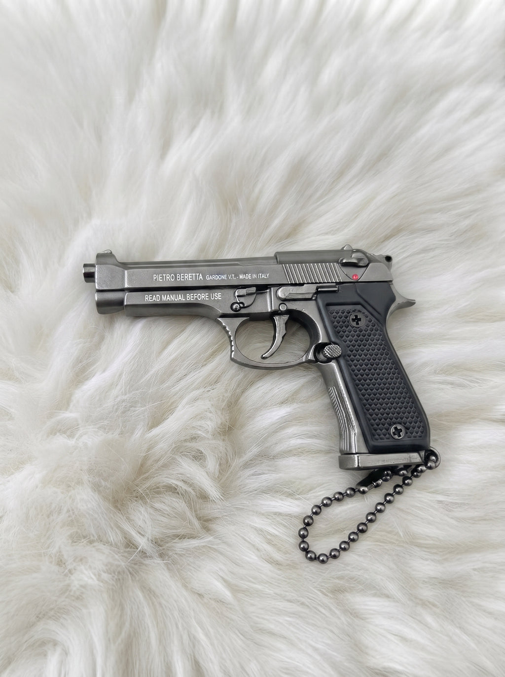 Hidden Mini Vault Pistol Model Keychain