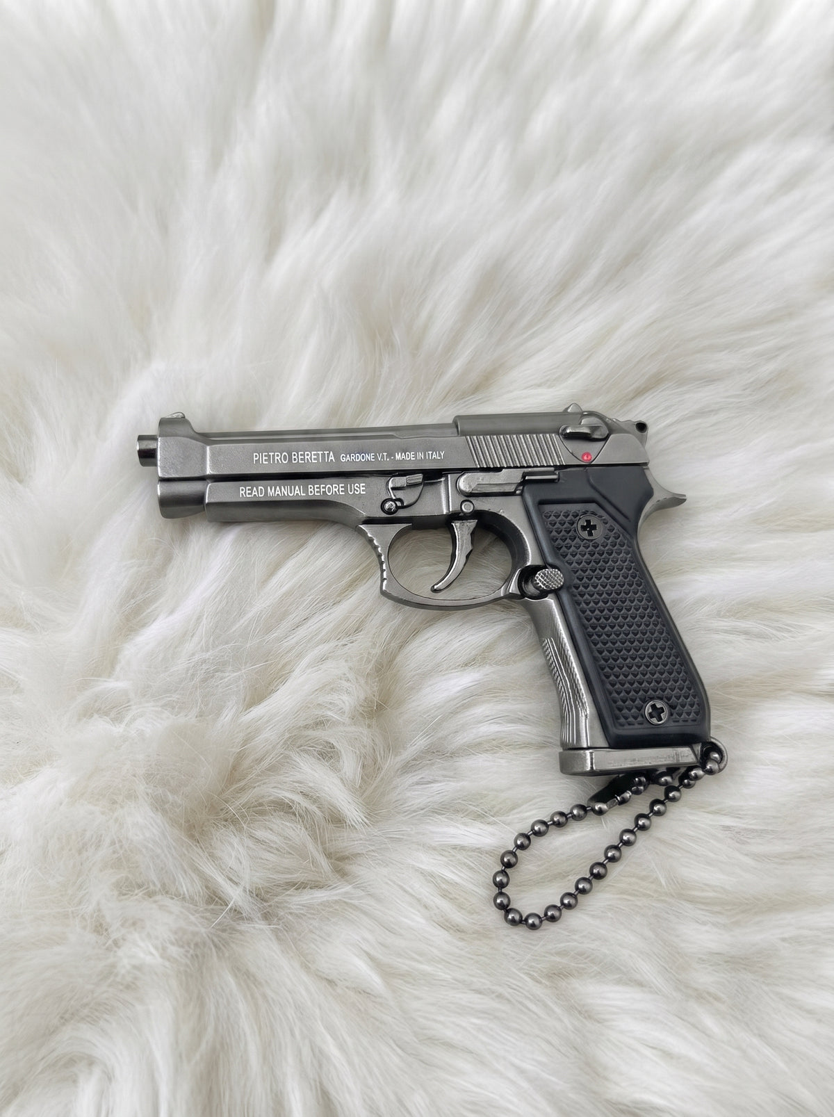 Hidden Mini Vault Pistol Model Keychain