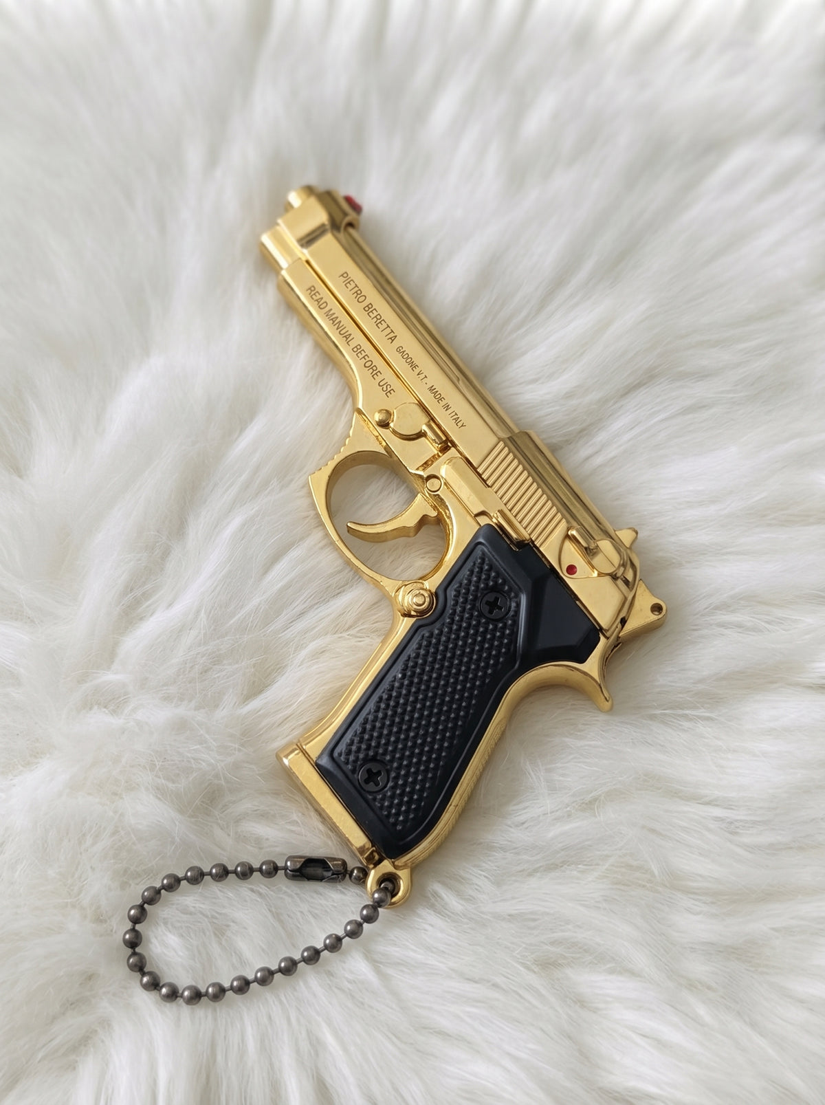 Hidden Mini Vault Pistol Model Keychain